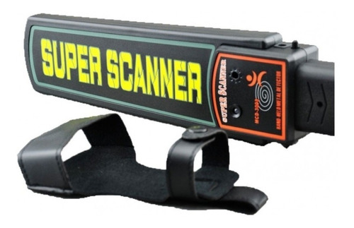 Paleta Scanner Detector Metales Segurida Guardias Casino Fun