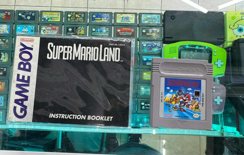 Súper Mario Land Y Manual Nintendo Gameboy Originales