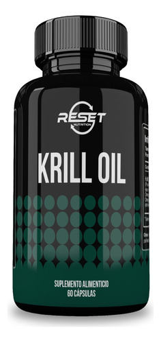 Reset Nutrition | Krill Oil 500 Mg | 60 Cápsulas Blandas Sabor Sin Sabor