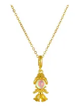 Comprar Collar Princesa Bella Regalo Niña Mujer Joya Acero Dorado