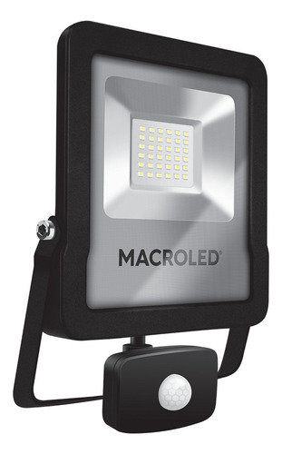 Reflector Led Pro Con Sensor De Movimiento 30w Macroled
