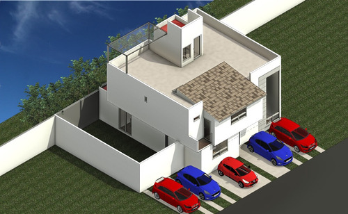 Venta De Casa Nueva Residencial En Toluca, Cacalomacán. Amplio Jardín Y Roof Garden. 5 Estacionamientos. 4 Recámaras. 3 Baños Completos. Para Estrenar Gran Oportunidad. Recursos Propios.