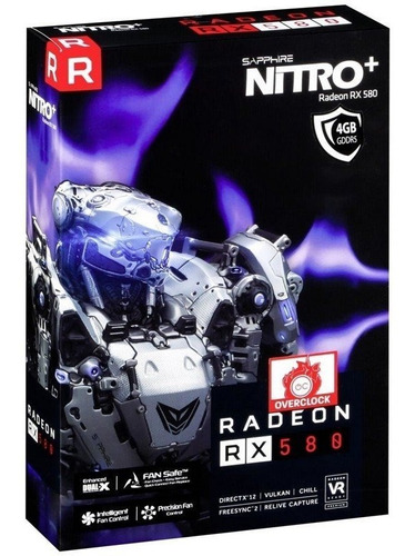 Sapphire Nitro Rx 580 4gb