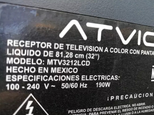 Base Tv Atvio Mtv3212lcd (Usado)