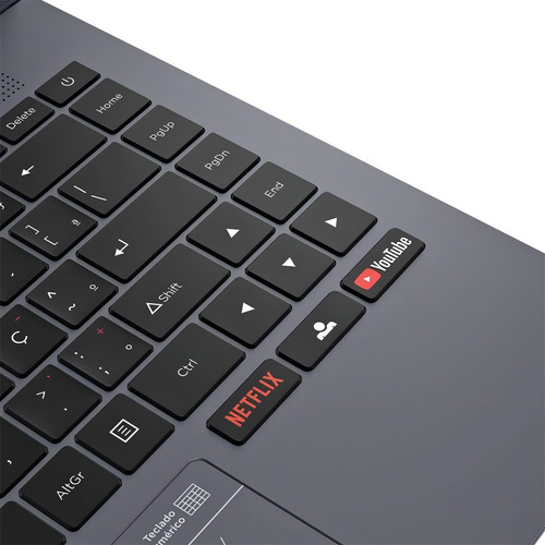 Notebook Positivo Motion Q232B azul 14 Intel Atom 2GB de RAM 32GB HDD 1366x768px Windows 10 Home - Aceitável (Recondicionado)