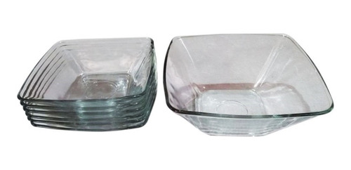 Set Ensaladera Fiore 7pza Vidrio - Cristar - Tazón - Fuente