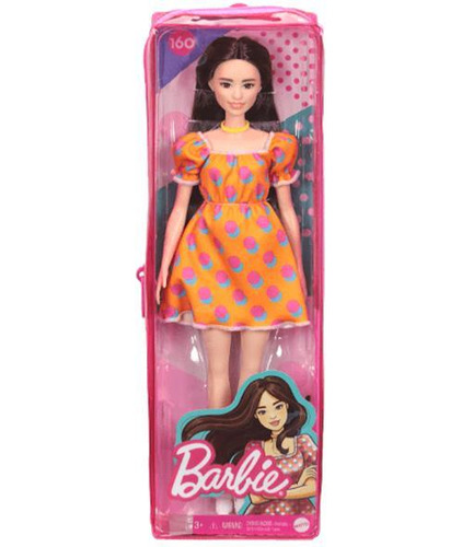 Boneca Barbie Fashionistas Vestido Bolinha 160 Mattel
