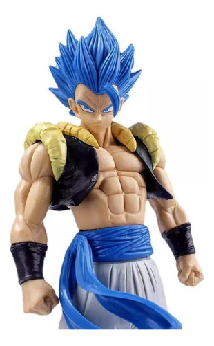 Muñeca Dragon Ball Z - Gogeta Super Saiyan, tamaño grande, color azul