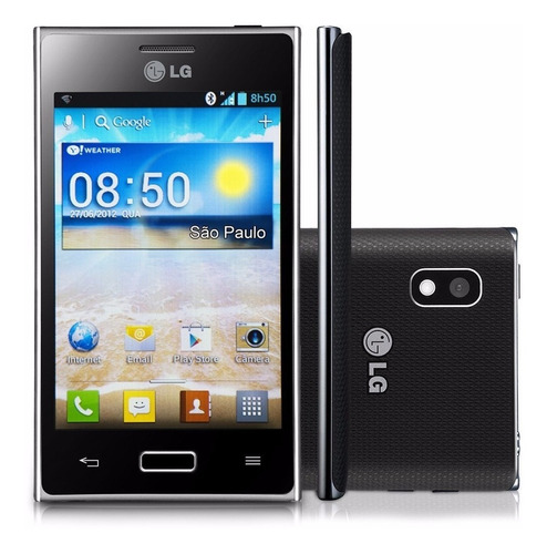  LG Optimus L5 E612 - 5mp, 3g, Wi-fi,android 4.0 - Novo