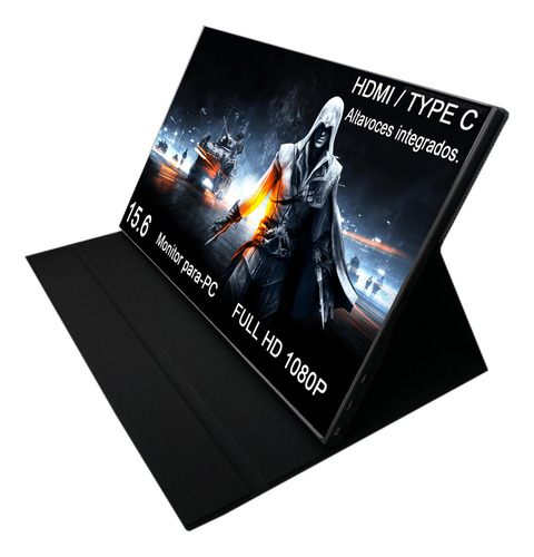 Monitor De Viaje Fhd 1080p L360 Negro