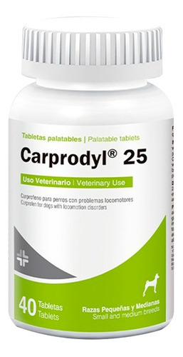 Petmedica Carprodyl 25 Mg Perro 40 Tab Dolor E Inflamacion 