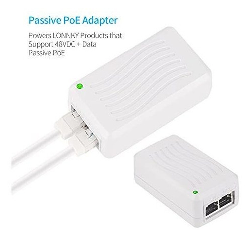 2 Adaptador Poe Divisor Distancia Hasta 328.1 ft Ul