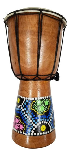 Bethlehem Gifts - Djembe Africano Pintado Mano, 9 