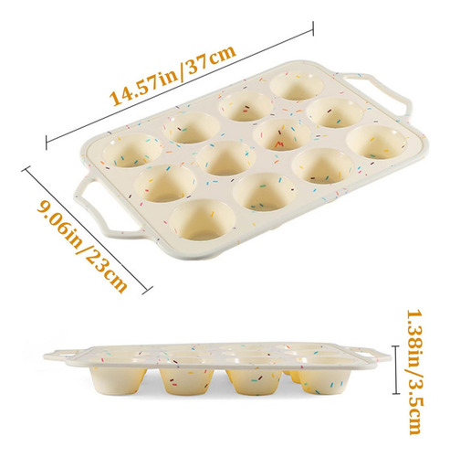 Moldes Silicona Para Magdalenas Molde Para Muffins 12 Tazas