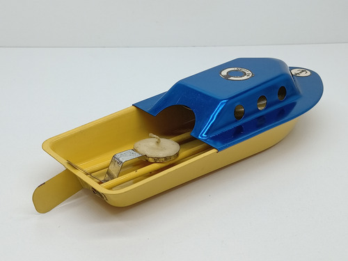 Antiguo Juguete Lancha A Vapor Pop - Pop Río Lujan En Caja. (Usado)