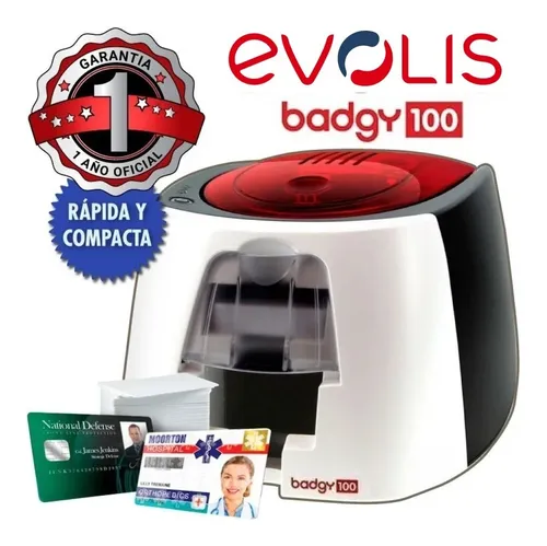 Evolis B12u0000rs Badgy100 Color Id Card Printer