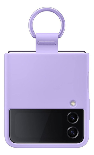 Case Samsung Silicone Cover Galaxy Z Flip 4 Flip4 Purple