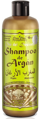 Shampoo Argan Oro Del Desierto Hidratación Y Brillo Sin Sal