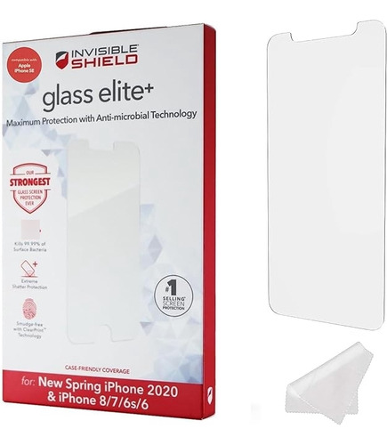 Glass Elite Plus Protector De Pantalla Para iPhone SE 2ª Gen
