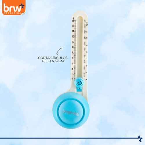 Cortador Circular Brw Cutter Cortante Círculos 10cm - 32cm