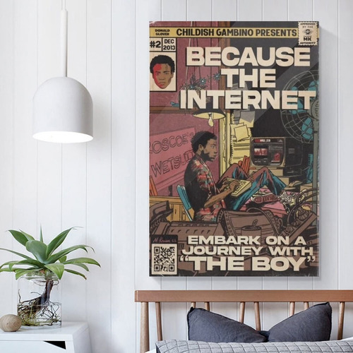 Childish Gambino Because The Internet Posters Canvas Poster