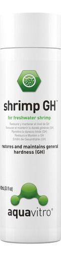 Shrimp Gh 150ml Dureza Calcio Magnesio Acuario Gambas