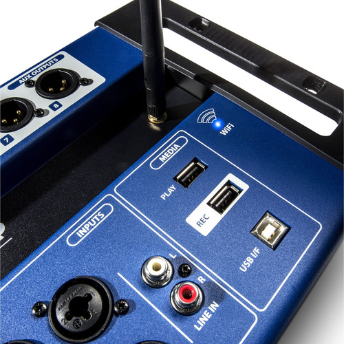 Mesa De Som Soundcraft Ui 24 R Com Fone De Ouvido Akg K175