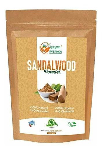Mascarillas - Herbs Botanica Chandan (sandalwood) Powder Org