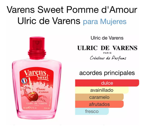 Perfume Ulric de Varens pomme d'amour 50 mL