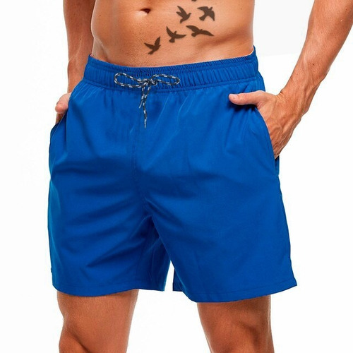 Imagen 2 de 7 de Short De Baño Azul