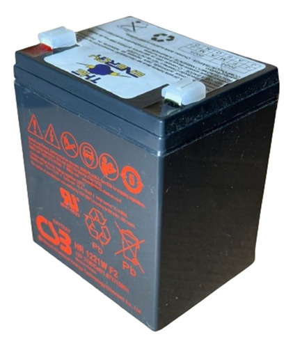 Kit2 Bat Csb Hr1221 12v 5ah Nobreak Sms Station Ii