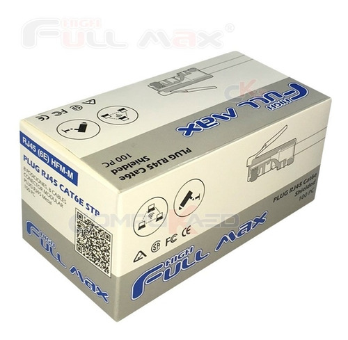 Conectores Rj-45 Cat. 6 De Metal Stp Apantallados