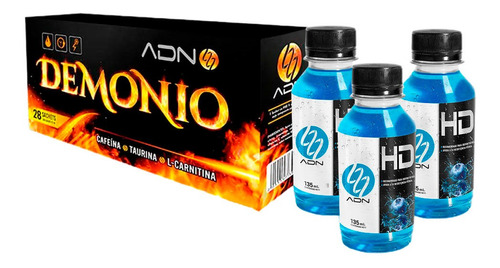 Pack Adn Hd X 60 Bot. Blueberry + Demonio Caja X 28 Maracuya