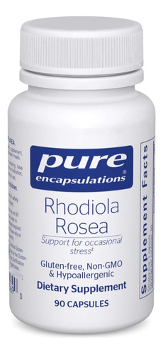 Rhodiola Rosea Pure Encapsulations 90 Cápsulas