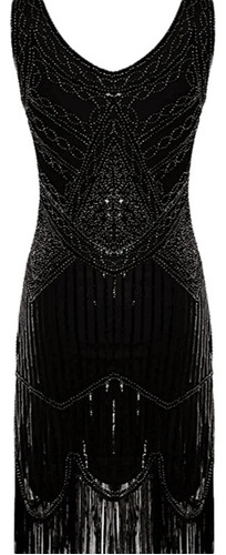 Vestido Estilo Flapper De Gatsby De Los Años 20 Para Mujer,