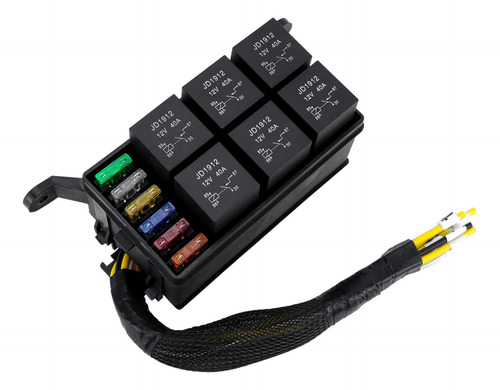 Caja De Relé Genérica De 12 V, Panel De Relé, Bloque De