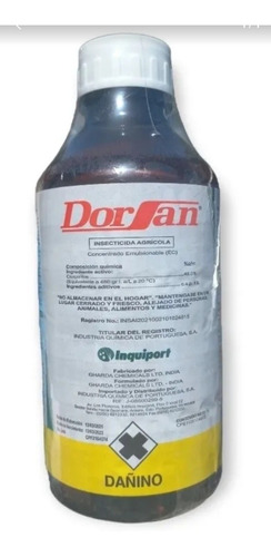 Insecticida Dorsan 1l (clorpririfos) Mismo Pyrinex