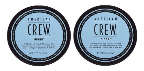 Pack 2 Ceras Fiber Mate Fijación Fuerte American Crew 85g