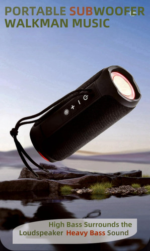 Altavoz Bluetooth Portátil, Altavoz Inalámbrico Resistente A