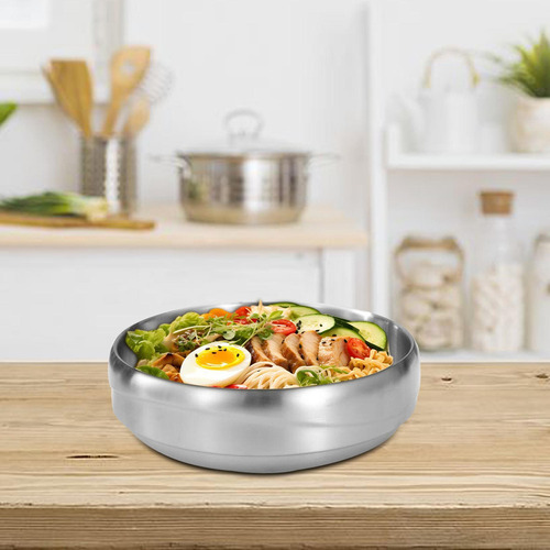 Cuenco De Acero Inoxidable Irrompible For Helado, 23cm