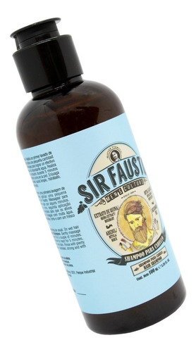 Sir Fausto Men's Kit Shampoo Para Barba + Cabello Travel