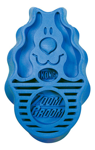 Kong Zoomgroom Cepillo Pequeño En Caucho