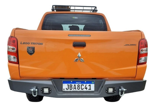 Para-choque Traseiro Em Aço Ferro L200 New Triton 17/19
