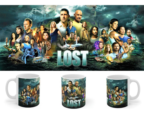 Rnm-0223 Taza Tazon Lost - Serie Perdidos Heroes 24 Dr House