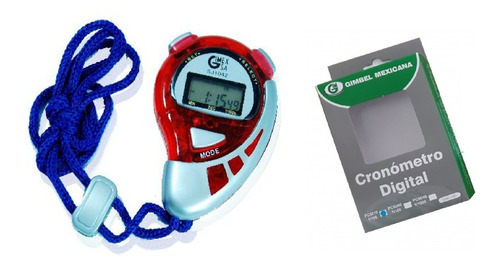 Cronometro Digital Gimbel Sj1042 + Cordon + Envio Gratis