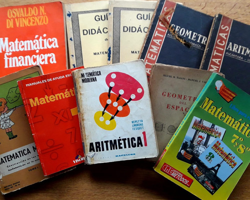 Matemática Repetto Tajani Lote Con 10 Libro Usado Leer Aviso