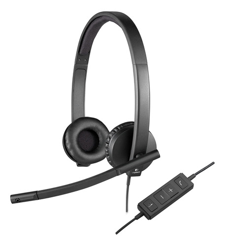 Audífonos Con Cable Logitech H570e, Diadema Estéreo Con