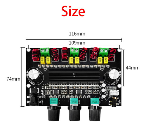 Placa Amplificadora De Potencia 2x80w+100w Placa Amplificado