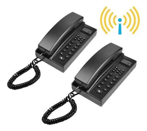 2pcs Intercomunicador De Audio Inalámbrico Para Teléfono