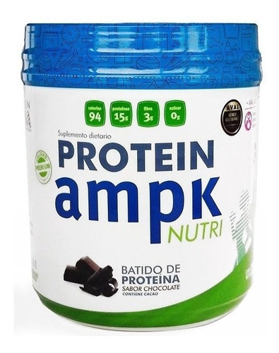 Protein Vegana Sabor Chocolate Ampk X 506 Gr